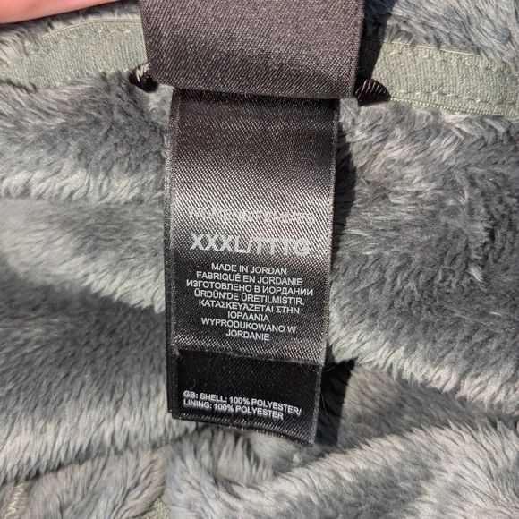 The North Face Women's Fleece Jacket Green Zip Up XXXL - Picture 3 of 5